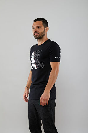 Mutant Motto - Baskılı Erkek Slim Fit T-shirt