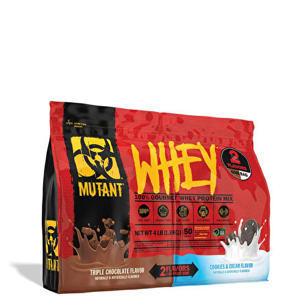 Mutant WHEY 4lb Dual Flavor - Whey Protein Mix 2 kg - 50 servis