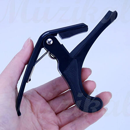 Akort Cihazı Akort Aleti + Kapo Seti Tuner Saz Gitar Keman Ukulele Akort Aleti