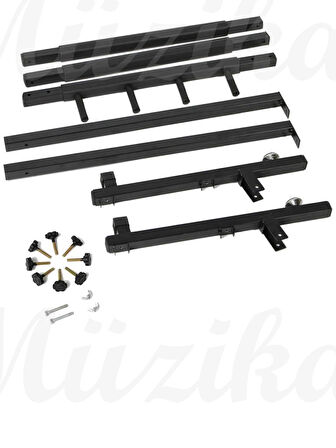 Üçlü Gitar Standı Chroma ST13 - 3' lü Saz Bağlama Gitar Sehpası