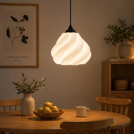 Pumpkin Tekli̇ Sarkıt Avi̇ze Yatak Odasi Avize – Salon ve Mutfak Aydınlatması 22 X 37 CM Siyah Askı