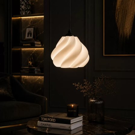 Pumpkin Tekli̇ Sarkıt Avi̇ze Yatak Odasi Avize – Salon ve Mutfak Aydınlatması 22 X 37 CM Siyah Askı