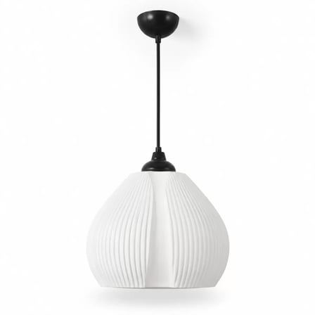 Bohem Sarkıt Avize 3D Tasarım Salon ve Oturma Odası Aydınlatması 25 X 20 CM Beyaz