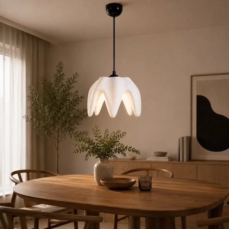 SİRİUS Beton Görünümlü Tekli Sarkıt Avize – Modern Salon ve Oturma Odası Aydınlatması