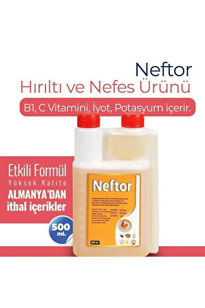 Munich Vet 3lü Süper Set Selevit Üreme - Neftor Hırıltı - Alfamin İshal (500ml)