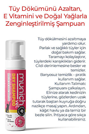 Munich Vet Kuru Bakım Şampuanı Kiraz Çiçeği Kokulu 200 ml