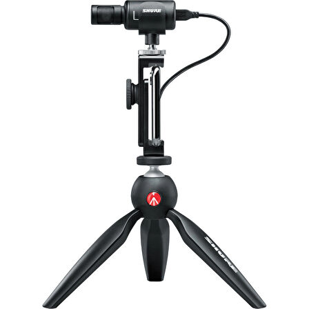 Shure MV88+ Telefon Kayıt Mikrofonu, Dijital Video Kit- Shure TR Garantili