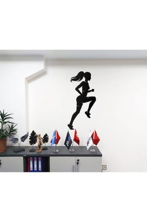 Dekoratif Metal Duvar Tablosu Fitness GYM ve Spor Salonlarına Özel Tasarım