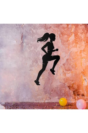 Dekoratif Metal Duvar Tablosu Fitness GYM ve Spor Salonlarına Özel Tasarım
