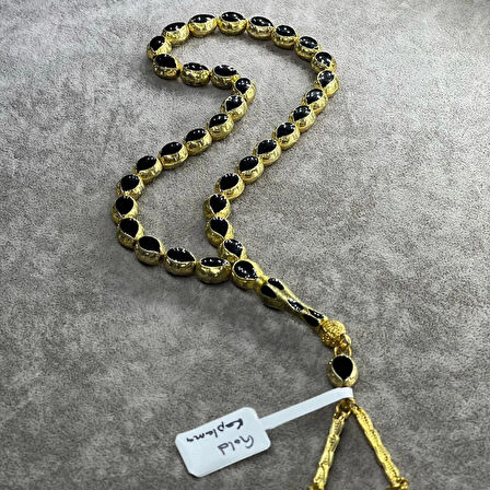 Gold Kaplama Çelik Tesbih 20 CM