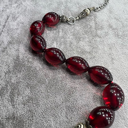 Zaza Ateş Kehribar Tesbih 30 CM