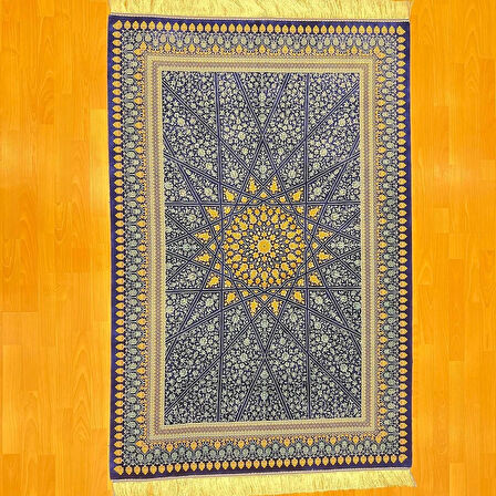 Yıldız Desenli Lüks 180 x120 CM İpek Halı