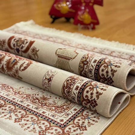 Harem-i Şerif Motifli İpek Seccade