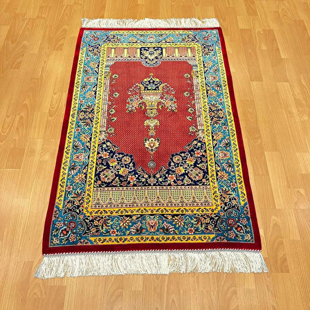 Klasik/Otantik Desenli İran İpek Seccade