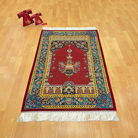 Klasik/Otantik Desenli İran İpek Seccade