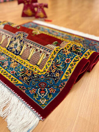 Klasik/Otantik Desenli İran İpek Seccade