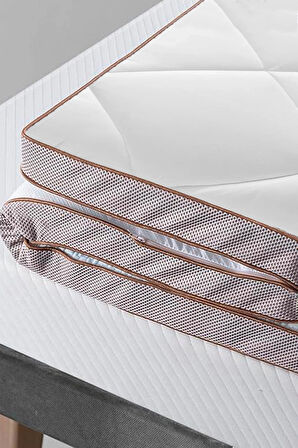 Topper 4.0 - Lateks Yatak Pedi - %100 Pamuk Air Cool Nefes Alabilen Kılıflı