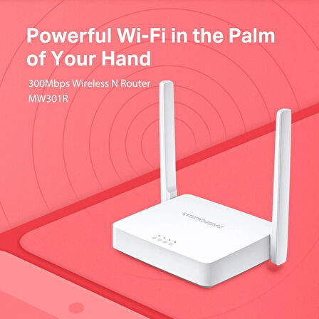 Mercusys MW301R 2 Port 300 Mbps Router