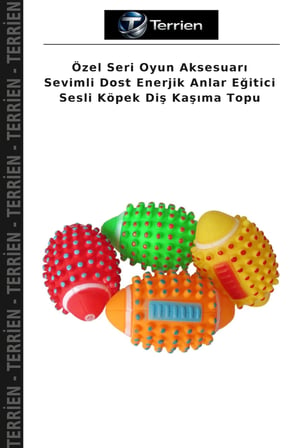 Özel Seri Oyun Aksesuarı Sevimli Dost Enerjik Anlar Eğitici Sesli Köpek Diş Kaşıma Topu