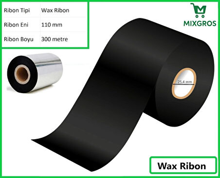 110x300 Metre Wax Ribon 1 Adet