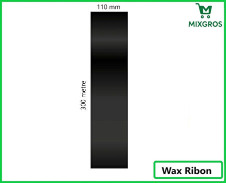 110x300 Metre Wax Ribon 100 Adet