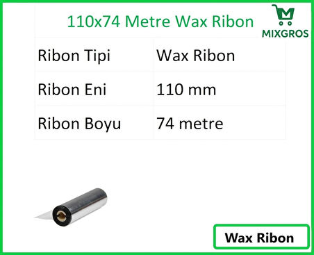 110x74 Metre Wax Ribon 1 Adet
