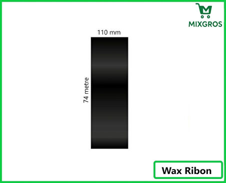 110x74 Metre Wax Ribon 100 Adet