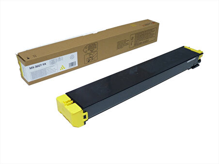 Sharp MX-36GTYA Sarı Toner Muadil, MX 2610N, 2615N, 3110N, 3115N, 3610N