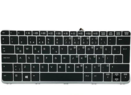 HP ProBook uyumlu 4540 4540S 4545 4545S  Grı-Siyah Tuş Takımı NSK-CZ5SQ 0t