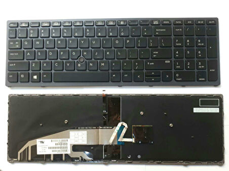 HP Zbook 15 G3 17 G3 Uyumlu Notebook Klavyesi