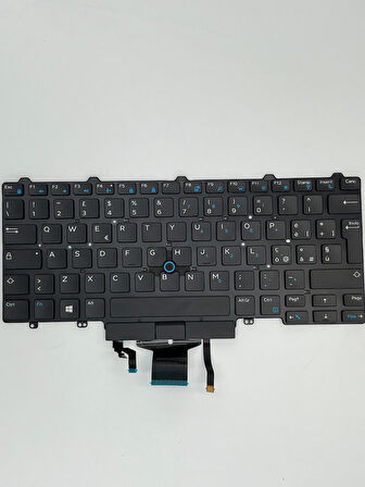 Dell Latitude E5450 E5470 E7450 E7470 7480 7490 5480 5488 Led Türkçe Laptop Klavyesi