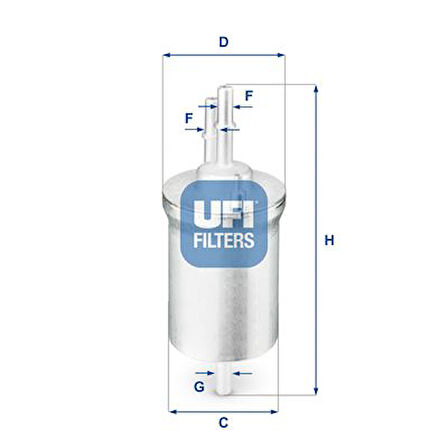 UFI YAKIT FİLTRESİ AMAROK-IBIZA V-LEON-TOLEDO III-OCTAVIA-EOS-GOLF V-JETTA III-PASSAT-POLO-TOURAN OE