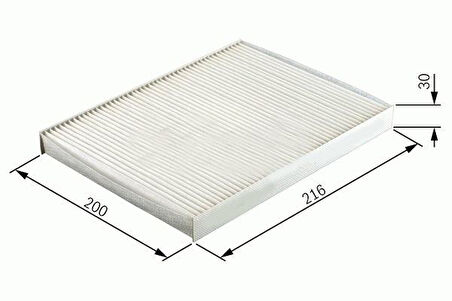 SARDES POLEN FİLTRESİ P4007CITROEN CCROSSERMITSUBISHI LANCER VIIIOUTLANDER IICOLT 08 CU2141 6447.ZX 7803A004