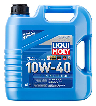 LIQUI MOLY 10W40 SUPER LEICHTLAUF 4LT
