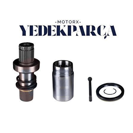 Aks Kafası Sağ Ön (İç Freze) Ek Mili Kit – 26×42×50 / Uzunluk: 135,5 mm – VW Transporter V 2.5 TDI Uyumlu