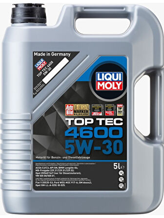 LIQUI MOLY Top Tec 4600 5W-30 5 Litre Motor Yağı