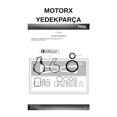 ALT TAKIM CONTASI P107-P206-P307-BIPPER-NEMO-FIESTA-FUSION 1.4HDI DV4 TEFLON KEÇELİ SKC SİZ SIVI