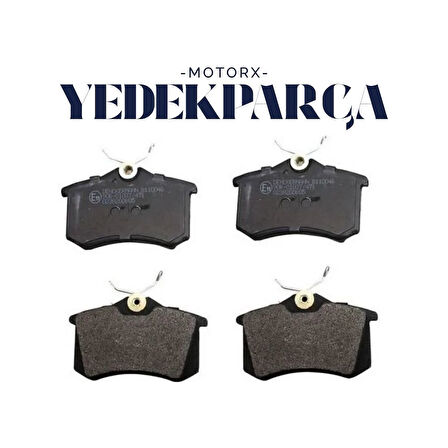 Fren Balatası Arka Clio 05> Megane 99> Fluence 09> / 308 >13 / C4 Ds4 1.6 2.0Cc 09> / Golf Iıı Iv >02 Passat 95-98 Polo 09>