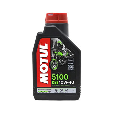 Motul 5100 10W-40 4T Motor Yağı ( Suzukı, Yamaha Ve Kawasakı ) 1Lt