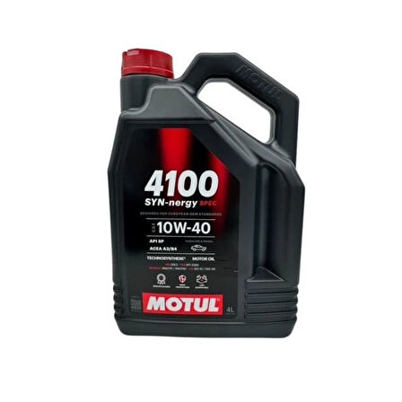 Motul 4100 Syn-Nergy Spec 10W-40 Motor Yağı  112891 4Lt.