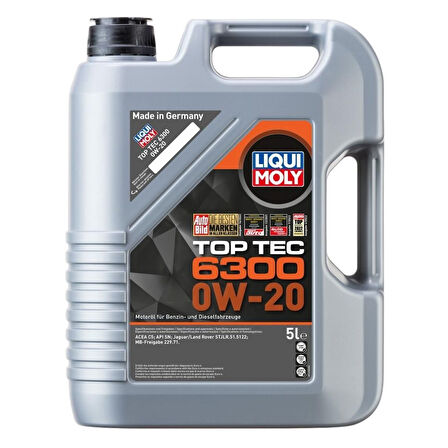 Motor Yağı Top Tec 6300 0W-20 5 Litre