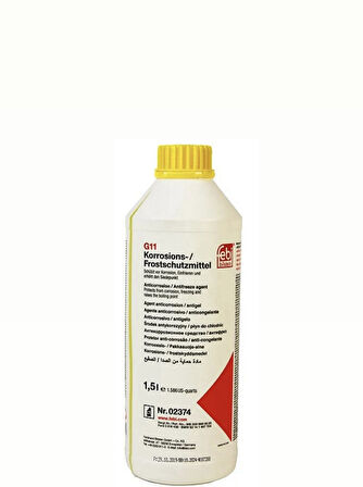 FEBI ANTIFIRIZ (SARI) PEJO - CITREON - RENAULT ORJ. FEBI 1,5 LT. - NR.02374 Uyumlu