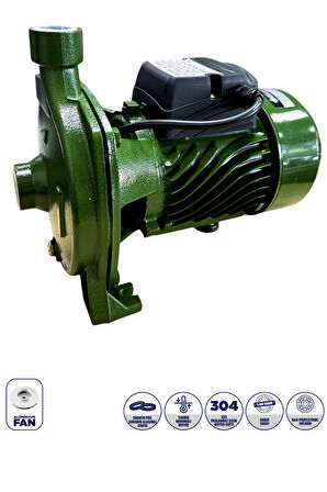 1.5 Hp - 1 Kw Alman Teknolojisi Bahçe Pompası Su Pompası Cpm 158 Elektrikli Su Pompası 80 L/dak 25 Metre Yükseklik