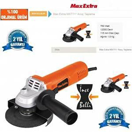 Max Extra MX 8117 Avuç Taşlama