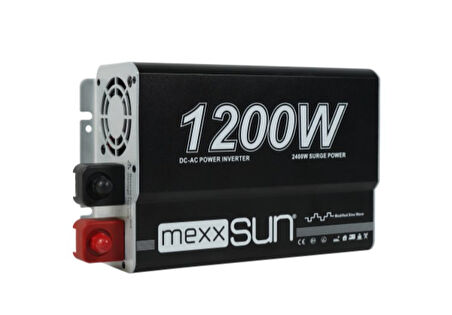 Mexxsun - İnges 12 volt 1200 Watt Modifiye Sinüs İnverter İnvertör - 12/220 Volt Çevirici