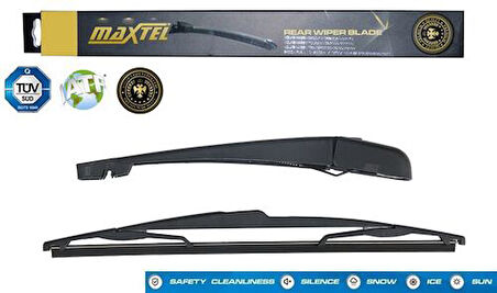 Maxtel 12611239 Arka Silecek Kolu ve Süpürgesi Peugeot 307 2005 2009 350mm 1635157180