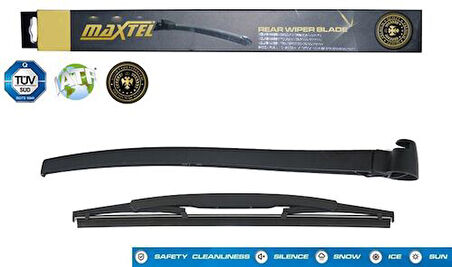 Maxtel 12620345 Arka Silecek Kolu ve Süpürgesi Skoda Fabia 99-08 365mm 6Y6955435