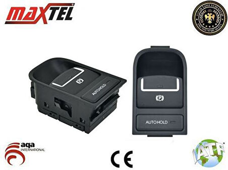 Maxtel 16806227 El Fren Düğmesi Siyah (ElektroMekanik Park) Tiguan 12-18 Sharan Alhambra 11-14 5N0927225A