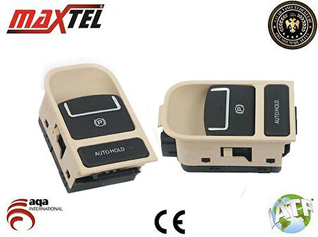 Maxtel 16806228 El Fren Düğmesi Bej (ElektroMekanik Park) Tiguan 12-18 Sharan Alhambra 11-14 5N0927225