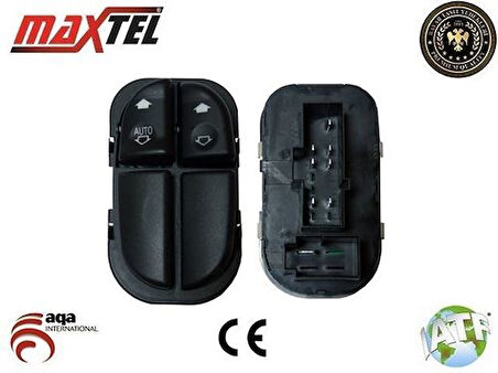 Maxtel 18202037 Cam Anahatarı Arka Mondeo 97 01 Sol 2 Cam 8 Fişli 97BG14529AA